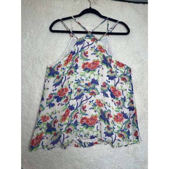 ANTHROPOLOGIE + MAEVE St Lucia Tank Top‎ Womens Sz L Cottagecore Fairy Feminine - Picture 4 of 10